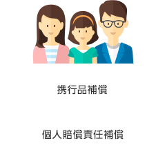 携行品補償、個人賠償責任補償